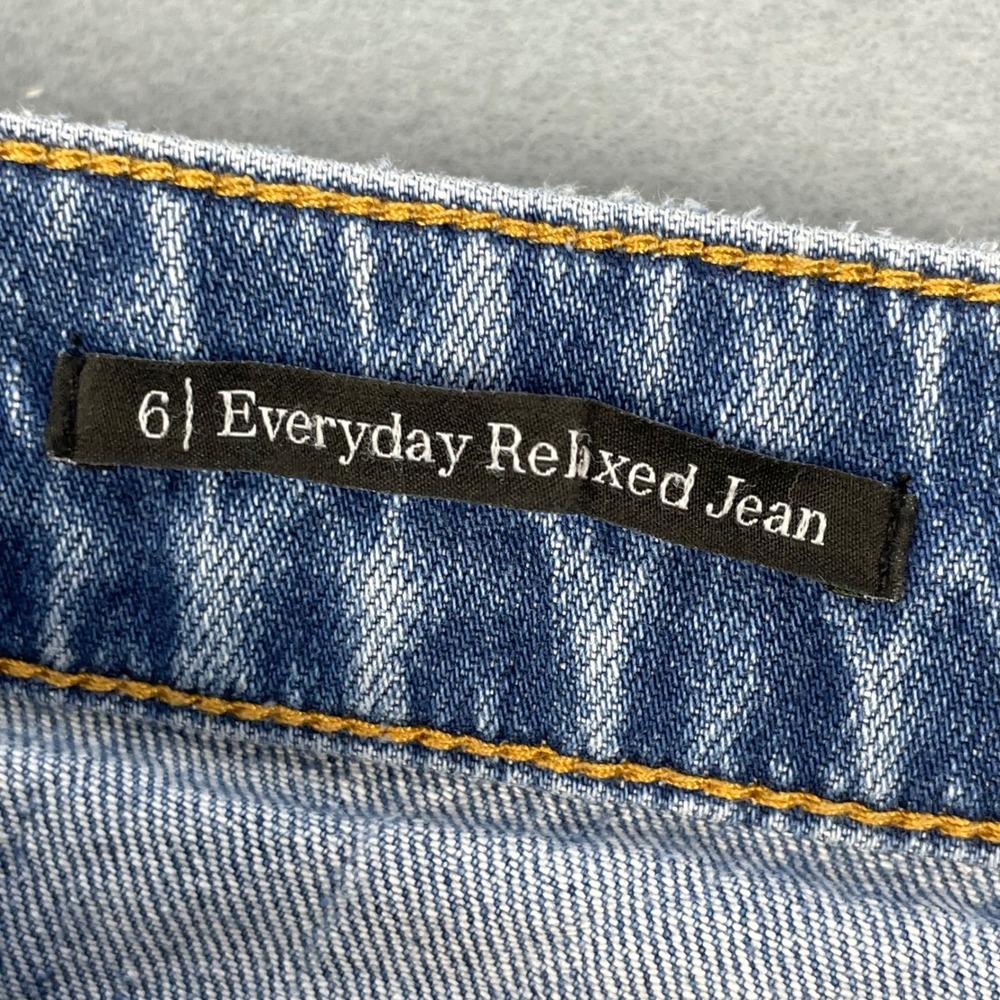 Talbots Blue Everyday Relaxed Jean Bristol Wash Straight Leg Womens 6 - Picture 4 of 9